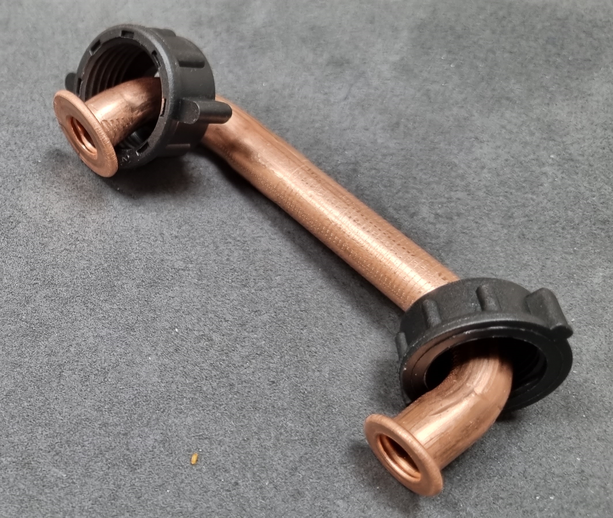 Copper Pipe + Plastic Nut